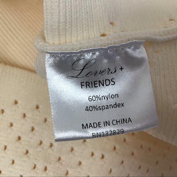 Revolve x Lovers + Friends Be Mine White Ivory A Line Circle Mini Skirt sz M NWT - Picture 11 of 14